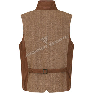 Nuevo Chaleco Masculino Personalizado con Múltiples Bolsillos, Chaleco Casual al por Mayor para Hombre, Chaleco de Caza de Piel Sintética/Lana para Hombre - Product Image 6