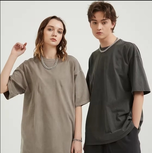 Camiseta de Alta Calidad para Hombre y Mujer, Personalizada al por Mayor, 100% Algodón, Hombros Caídos, Talla Grande - Product Image 4