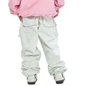 Waterproof Windproof Breathable Plus Size Unisex Winter Ski Snowboard Pants Insulated Outdoor Sports Cargo Baggy Oversized Taped - Product Image 4