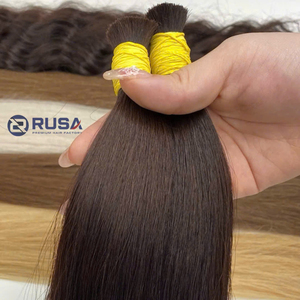 Vietnamese Human Hair Bulk <b>for</b> <b>Braiding</b> and Keratin <b>Extensions</b> Double Drawn Straight Wavy Curly Wholesale Supplier - Product Image 4