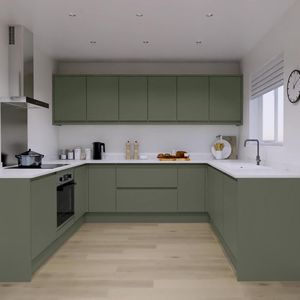 Low-Emission Plywood MDF Board Particleboard RTA Cabinet for Retailers <b>Builders</b> Multifamily Housing Hospitality - Product Image 6