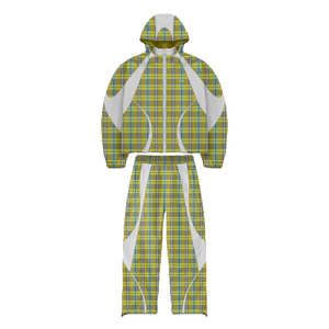 Conjunto Deportivo Personalizado para Hombre, con Capucha, Estampado, Impermeable, de Poliéster, Resistente al Viento, con Patrón Sólido, para Gimnasio y Actividades Deportivas - Product Image 1