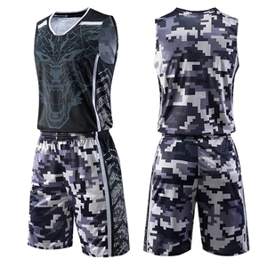 Breathable Quick Dry Basketball Uniforms <b>Polyester</b> Custom Men Jersey <b>Shorts</b> Sports Team Sublimation Suits - Product Image 1