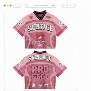 100% Cotton Breathable Hip Hop Mesh Sublimation Custom Brand Name Logo Design Team Name Number Dropped Shoulder Top OEM Custom - Product Image 6