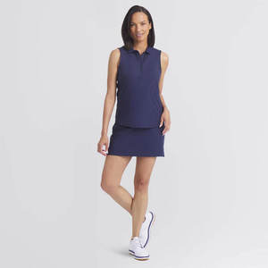 Vente en gros de polos 100% polyester personnalisables, t-shirts personnalisés pour femmes, polos de golf brodés sur mesure, polos en coton pour femmes - Product Image 2