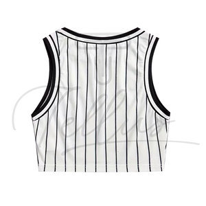 Tops cortos personalizados con logo para mujer, ropa de verano, top corto sexy de algodón para mujer, camisetas cortas de algodón para mujer. - Product Image 2