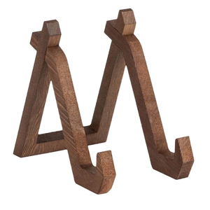 <b>Wooden</b> Display Stand for Photos and Plates Decorative <b>Easel</b> Holder for Picture Frames Artwork Collectibles and Home Decor Wholes - Product Image 1