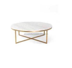 โต๊ะกาแฟโลหะในการออกแบบใหม่ที่ทำด้วยมือที่กำหนดเองโลหะตารางด้านข้างสำหรับการตกแต่ง - Product Image 2