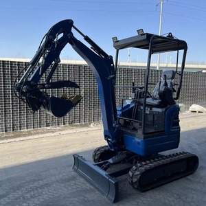 Excavadora de cadenas usada profesional de 3 toneladas con joysticks de precisión y pluma de giro lateral para trabajos complejos en sitios accidentados - Product Image 6