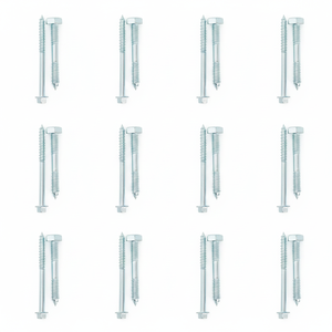 Vis à tête hexagonale en acier au carbone zingué classe 4.8 6.8, filetage partiel, M6-M12, métrique/pouce, modèle PDC 13 - Product Image 1
