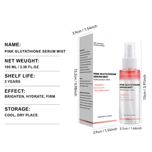 Sérum en Brume Rose au Glutathion PDRN ADN de Sodium Éclaircissant Hydratant Soin Visage en Spray 100 mL - Product Image 3