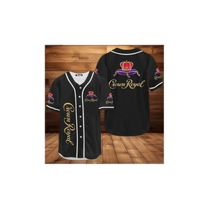 T-shirt de baseball ABRA SPORTS pour homme, col en V, style vintage, jersey boutonné, manches courtes, respirant, séchage rapide - Product Image 4