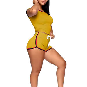 Conjunto Corto Elegante de Dos Piezas de Secado Rápido y Cómodo de Primera Calidad con Logotipo Personalizado para Mujer, Precio al por Mayor, Servicios OEM - Product Image 5