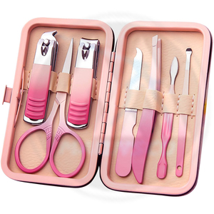 Ensemble professionnel de manucure et pédicure en acier inoxydable, outils de soin des ongles - Product Image 1
