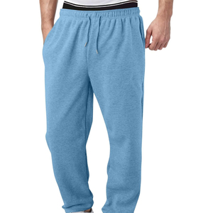 Men's Sporty Casual Baggy Loose Fit Wide Leg <b>Trousers</b> <b>Elastic</b> <b>Waist</b> Acid Wash Polyester/Cotton Lightweight Breathable - Product Image 6