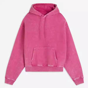 Sudaderas con Capucha de Estilo Moderno, Lavado Ácido, 100% Algodón, Felpa, Corte Regular, Ropa Casual de Invierno, Logotipo Personalizado, Transpirable - Product Image 1