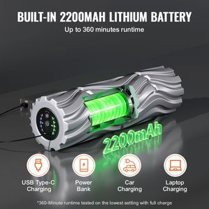 Rullo Massaggiante Muscolare Ricaricabile da 16 Pollici in EVA ad Alta Densità, Vibrante, con 5 Velocità e 3 Modalità di Vibrazione, Elettrico e Manuale - Product Image 6