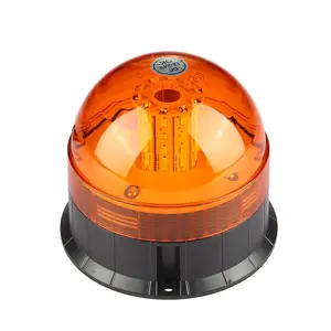 Beacon Light for Trucks Magnetic Base 12V 24V 3 Flashing Modes Factory Supplier Emark Emc Ce R10 R65 Approved