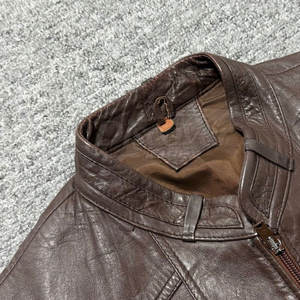 Veste bomber en cuir de haute qualité, grande taille, prix de gros, veste bomber en cuir, veste bomber en cuir la plus vendue - Product Image 3