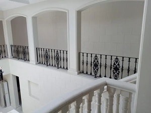 Rampe d'escalier en acier inoxydable de style victorien, résistante à la rouille, facile à assembler, taille personnalisable, garantie de 3 ans, finition exquise - Product Image 6