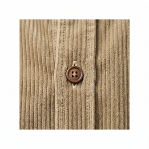 Camisa Oversize de Pana para Mujer, Estilo Vintage, Casual, Cálida, para Invierno, OEM, ODM, Venta al por Mayor, Fábrica, Logotipo Personalizado, MOQ Bajo - Product Image 4