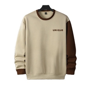 Sudaderas de cuello redondo para hombre de alta calidad, 100% algodón mezclado, estampadas, estilo deportivo, talla grande, para hombre - Product Image 1