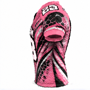Maillot de football américain personnalisé pour hommes, vêtements de sport en polyester, maille respirante, manches courtes, uniforme d'équipe, impression par sublimation - Product Image 5