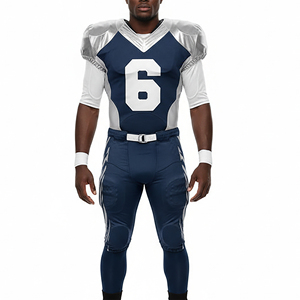 Nouvel Arrivage 2026 – Uniforme de Football Américain Court Sur Mesure Grande Taille Respirant Séchage Rapide Design Sublimé Brillant pour l'Entraînement - Product Image 4