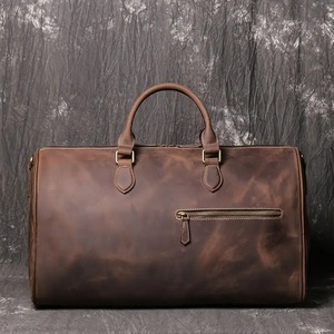 Bolsa de Viaje de Cuero Plegable, Resistente y Expandible, con Asa Suave, Ligera, Gran Capacidad, Cierre de Cremallera, Alta Calidad, Unisex - Product Image 2