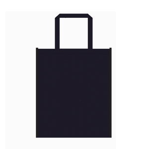 Sac fourre-tout unisexe en coton, grand sac en toile avec fermeture - Noir, sac d'épicerie pour femmes et hommes, pour les voyages et la plage - Product Image 2