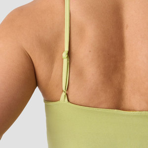 Camiseta Deportiva de Yoga para Mujer, Ligera, 180 g/m², Alta Elasticidad, Corte Ajustado, Color Sólido - Product Image 4