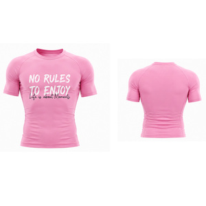 T-shirt de compression personnalisé pour homme, séchage rapide, extensible, pour la gym, le fitness, l'entraînement sportif, sous-vêtement de sport, haut d'entraînement athlétique, fournisseur OEM - Product Image 6