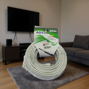 25-Meter <b>Accessory</b> for Cable TV Management Flexible Male and Female Design - Product Image 3