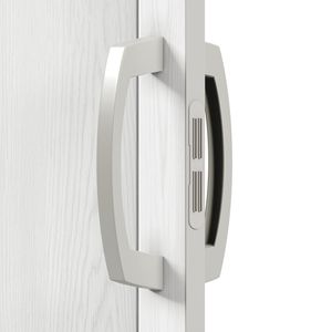 ประตูกั้นห้องพับได้ทำจากพีวีซีสีขาวขนาด48นิ้วสำหรับกั้นห้องเพื่อความเป็นส่วนตัวภายใน - Product Image 2