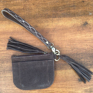 2024 nouveau Design Vintage botte point daim cuir fermeture éclair porte-monnaie grande capacité pleine fleur véritable cuir de vache porte-monnaie - Product Image 4