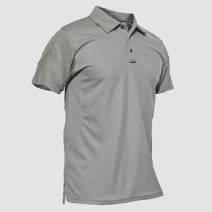 Vente en gros de T-shirts Polo de golf pour hommes, personnalisables avec logo brodé, 100% polyester, manches courtes, uniforme de design - Product Image 1