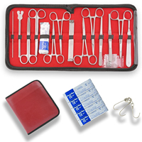 Kit de Instrumentos de Sutura de Alta Precisión en Acero Inoxidable, Certificado CE/ISO13485, Tamaño Natural, Estructuras Anatómicas Detalladas