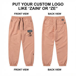 Pantalones Cortavientos para Hombre, Premium, 110 GSM, Tejido de Poliéster, Corte Jogger, Puños Elásticos, Logotipo Personalizado con Transferencia Térmica, para Exteriores - Product Image 1
