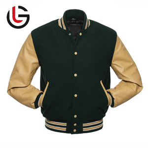 Veste universitaire vintage pour homme avec logo personnalisé, en laine marine, à col montant, style baseball, pour étudiant - Product Image 3