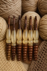 Lightweight Wooden <b>Crochet</b> <b>Hook</b> With Smooth Polished Finish For Easy Handling And Comfortable <b>Crochet</b> Experience - Product Image 4