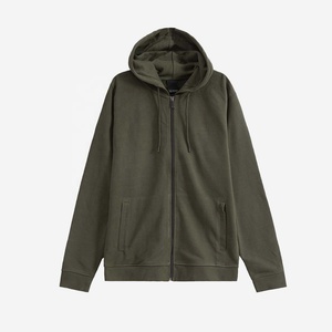 Mens Full <b>Zip</b> Fleece Hoodies Eco-Friendly Windproof Winter Sports Long Sleeve Polyester/Cotton Hoodie M-3XL - Product Image 1