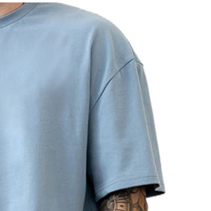 เสื้อยืดคุณภาพดีที่สุด เสื้อยืดผู้ชายผ้าฝ้าย 100% เสื้อยืดคุณภาพหรู คอกลม ทรงหลวม สตรีทแวร์ เสื้อยืดโอเวอร์ไซส์ผู้ชาย - Product Image 3