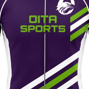 Ensemble de cyclisme violet et vert pour hommes, maillot et short, uniforme de vélo athlétique, vêtements de cyclisme légers et respirants, pour la conduite sur route, taille S - Product Image 6