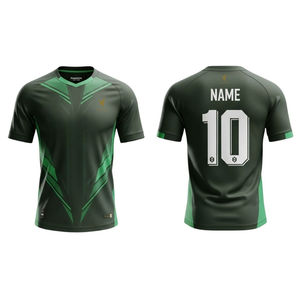 Vente en gros d'usine, prix de gros personnalisé pas cher, maillot de football américain de haute qualité, respirant, entièrement personnalisé, 100% polyester - Product Image 5