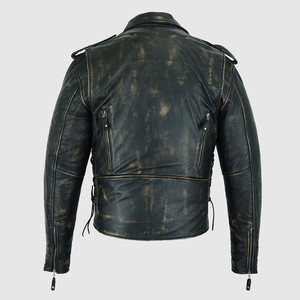 Best Designs Winter Men's Leather <b>Fringe</b> Jackets Customized Sizes High Quality Waterproof Breathable Casual Front Factory Direct - Product Image 6