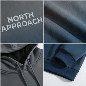 Sudadera Oversize de Cuello Redondo North Approach para Hombre, Estilo Casual, Tejida, Corte Regular, Estilo Otoñal, con Estampado de Letras en la Parte Delantera - Product Image 4