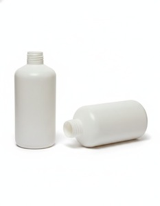 Bouteille en plastique HDPE blanche de 300 ml de qualité supérieure avec bouchon uni et joint intérieur pour l'emballage de liquides cosmétiques à vendre - Product Image 4