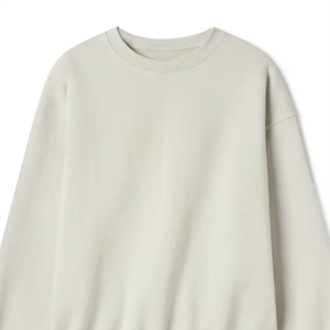 New Item Crew Neck 100% Heavy Cotton Blank Drop Shoulder Pullover <b>Sweatshirt</b> Custom Crewneck Oversized <b>Sweatshirt</b> - Product Image 6