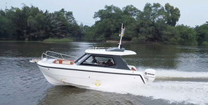 Yacht de luxe 25 pieds avec moteur hors-bord pour la navigation sportive et de loisirs sur les rivières et les lacs 259,1L x 217,9W x 0H cm - Product Image 3