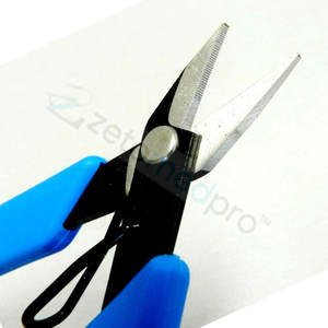 Tijeras de Corte de Fibra, Tijeras de Acero Inoxidable de Alta Calidad para Joyería con Borde de Cuchilla Dentada, Marca ZETOMED PRO OEM - Product Image 3